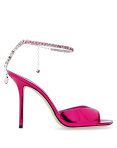Сандалии Saeda 100 мм, розовый Jimmy choo