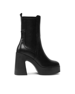 Ботильоны на блочном каблуке, черный Refresh