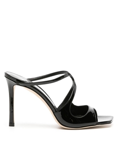 Лакированные мюли Anise 95 с вырезами, черный Jimmy choo