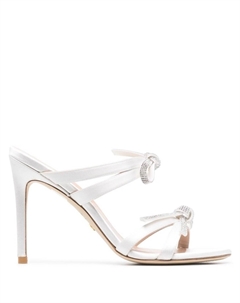 Босоножки с бантом, белый Stuart weitzman
