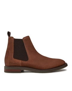 Классические ботильоны, коричневый Clarks