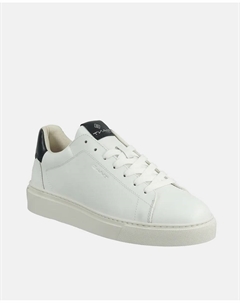 Мужские низкие кожаные кеды Mc Julien в форме шлема с логотипом и объемной подошвой, белый Gant