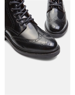 Ботильоны на шнуровке, черные Bata