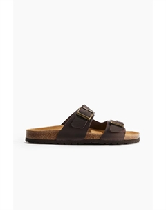 Кожаные сандалии, коричневый H&m