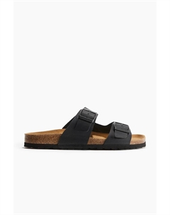 Кожаные сандалии, черный H&m