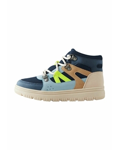 Ботильоны на шнуровке SIDE ZIP, синий Next