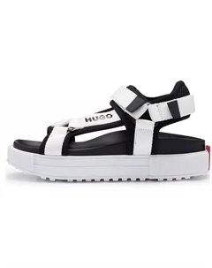 Пляжные сандалии мужские белые Hugo boss