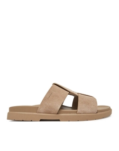 Мюли Lug Sandal Double T Su HM0HM01800, коричневый Calvin klein