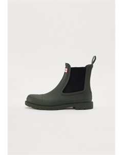Резиновые сапоги COMMANDO CHELSEA BOOT, оливковый Hunter original
