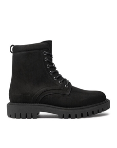 Ботинки на шнуровке Casual Hilfiger Chunk Z Nbk Boot FM0FM05149, черный Tommy hilfiger