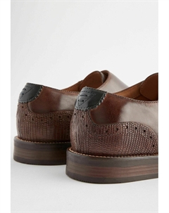 Слипоны, коричневые Next