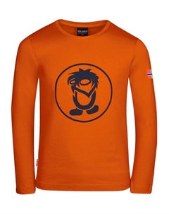 Лонгслив Troll, цвет Braunrot Trollkids