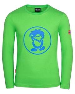 Лонгслив Troll, зеленый Trollkids