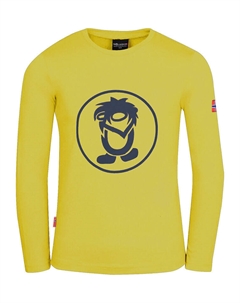 Лонгслив Troll, желтый Trollkids