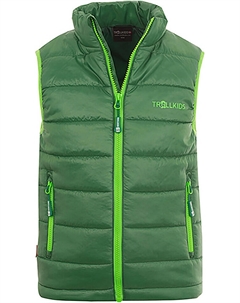 Утепленный жилет Funktions Trondheim, зеленый Trollkids
