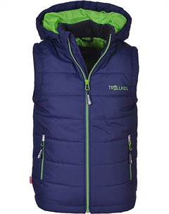 Утепленный жилет Funktions Narvik, темно синий Trollkids