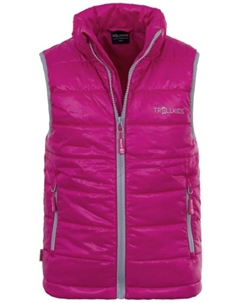 Утепленный жилет Funktions Trondheim, розовый Trollkids