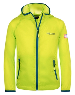Функциональная куртка Windbreaker Fjell, цвет Limette Trollkids