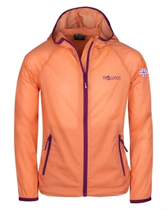 Функциональная куртка Windbreaker Fjell, оранжевый Trollkids