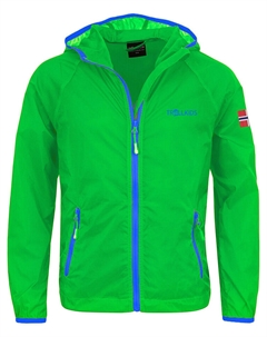 Функциональная куртка Windbreaker Fjell, цвет Grün/Blau Trollkids