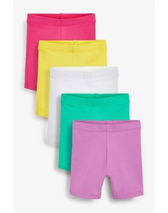 Комплект из 5 хлопковых велосипедок, мультиколор Next