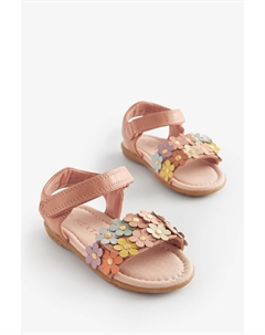 Сандалии с цветочным декором, мультиколор Next