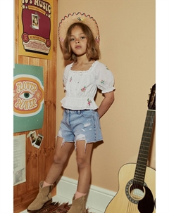 Блузка с рюшами, белый Next