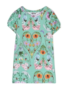 Футболка из органического хлопка с принтом, зеленый Molo