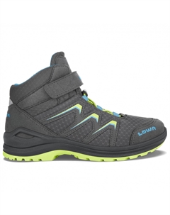 Ботинки для прогулки Kid's Maddox GTX MID Junior, цвет Graphite/Lime Lowa