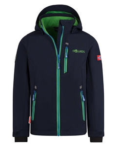 Функциональная куртка Balestrand, темно синий Trollkids