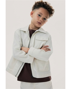Куртка свободного кроя из твила, белый H&m