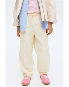 Хлопковые брюки-карго, желтый H&m