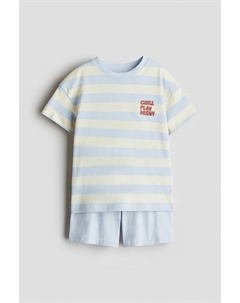 Пижама из джерси с принтом, мультиколор H&m