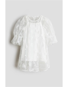 Кружевное платье, белый H&m
