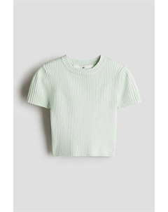 Рубашка из трикотажного полотна, зеленый H&m