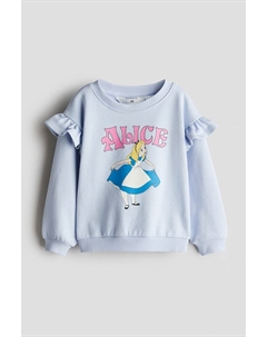 Свитшот с принтом и воланами, мультиколор H&m