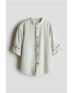 Рубашка для дедушки из льняной ткани, мультиколор H&m