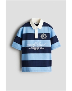 Рубашка поло с текстовым мотивом, мультиколор H&m