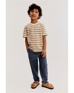 Подвернутые хлопковые брюки-чинос, синий H&m