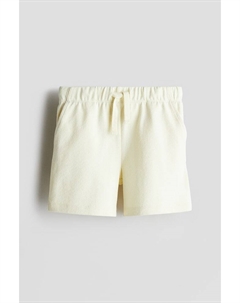 Шорты из структурированного трикотажа, желтый H&m