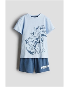 Пижама с принтом, мультиколор H&m