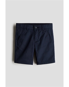 Хлопковые шорты-чиносы, синий H&m