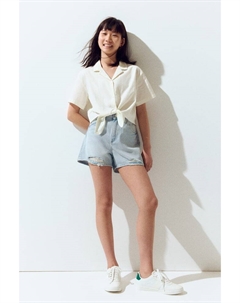 Джинсовые шорты, голубой H&m