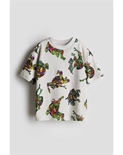 Футболка с принтом, мультиколор H&m