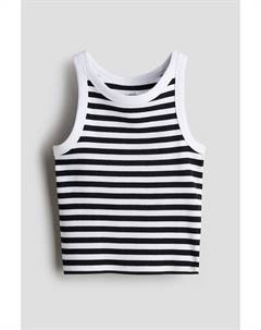 Топ из хлопка в рубчик, мультиколор H&m