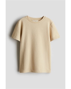 Футболка со структурой, бежевый H&m