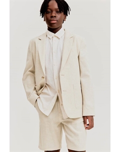 Шорты из льняной смеси, бежевый H&m