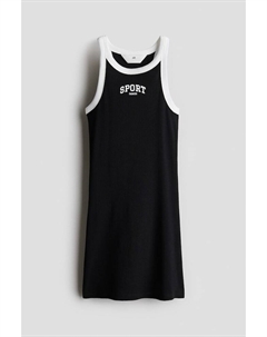 Платье из хлопка в рубчик, мультиколор H&m