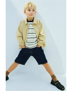 Свободные джинсовые шорты, синий H&m