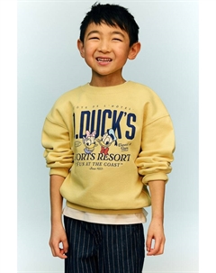 Толстовка оверсайз с принтом, мультиколор H&m